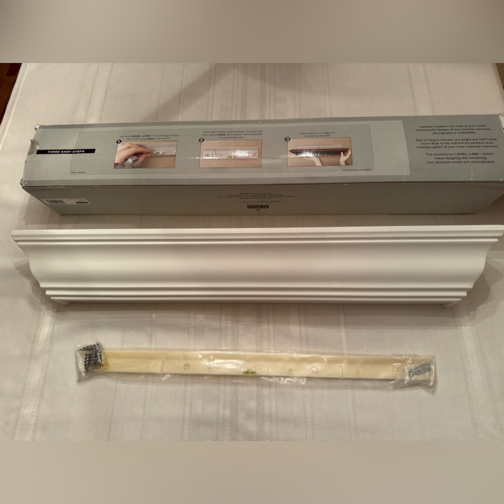 30” Decorative Ledge with “Level-Line” Mounting Bracket by Burnes of Boston